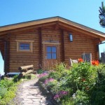 Gaststätte Blockhaus Holzhaus Rundbohlenhaus