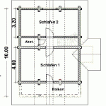 WB 05, WF=100m² Grundriss Obergeschoss Rundbohlenhaus-grundriss-WB05_obergeschoss