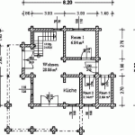 WB 01 Var.1, WF=75m² Grundriss Erdgeschoss (Preise s. Preisliste) Wohnblockhaus-bauen-grundriss-WB01_1_ergeschoss