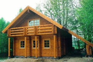 Wohnblockhaus WB 05 Rundbohlenhaus-WB05