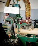 Zuschnitt der Blockbohlen